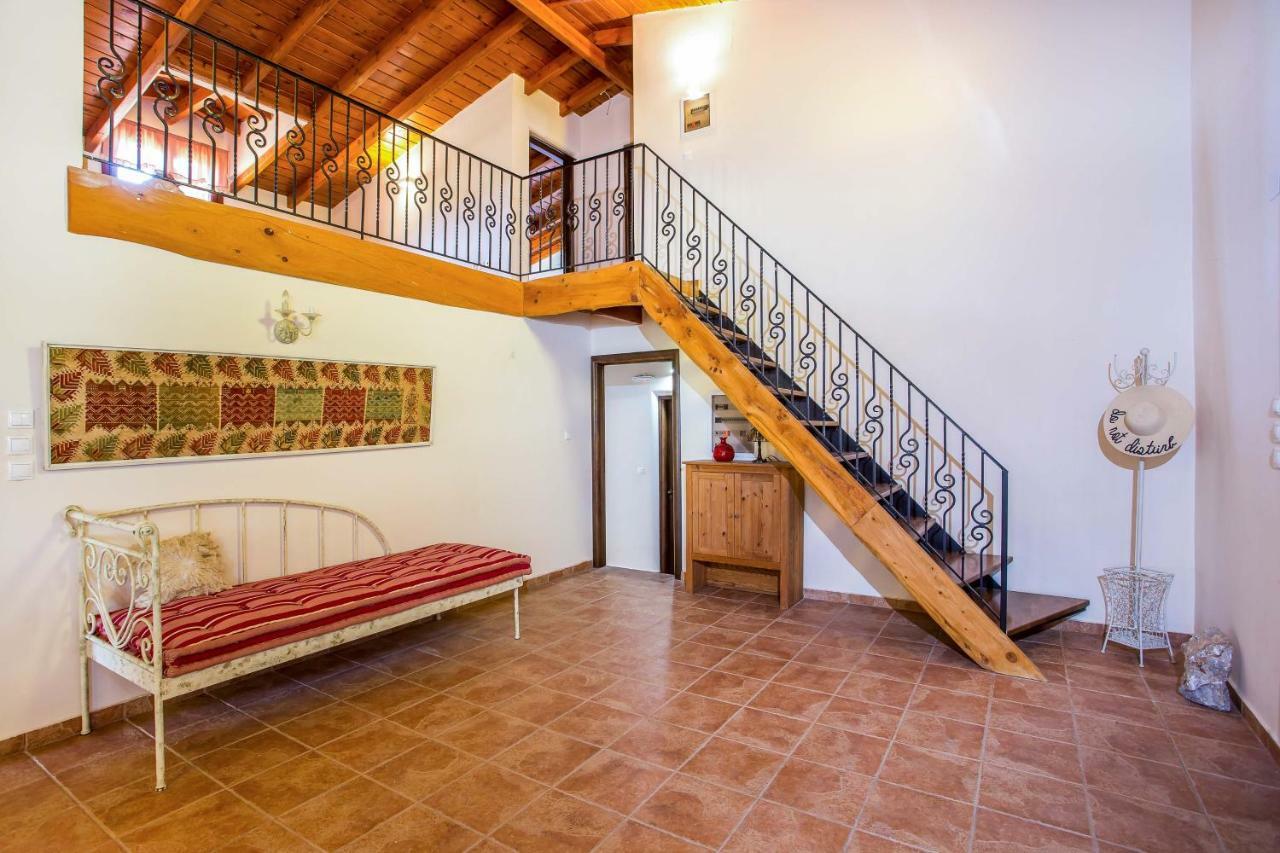 Sunny Countryside Villa - With Private Pool Фалираки Экстерьер фото